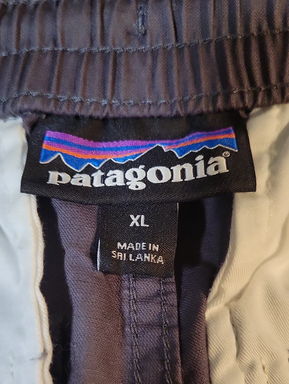 Patagonia Men's Gray  Shorts - Elastic Waist with Drawstring Xl